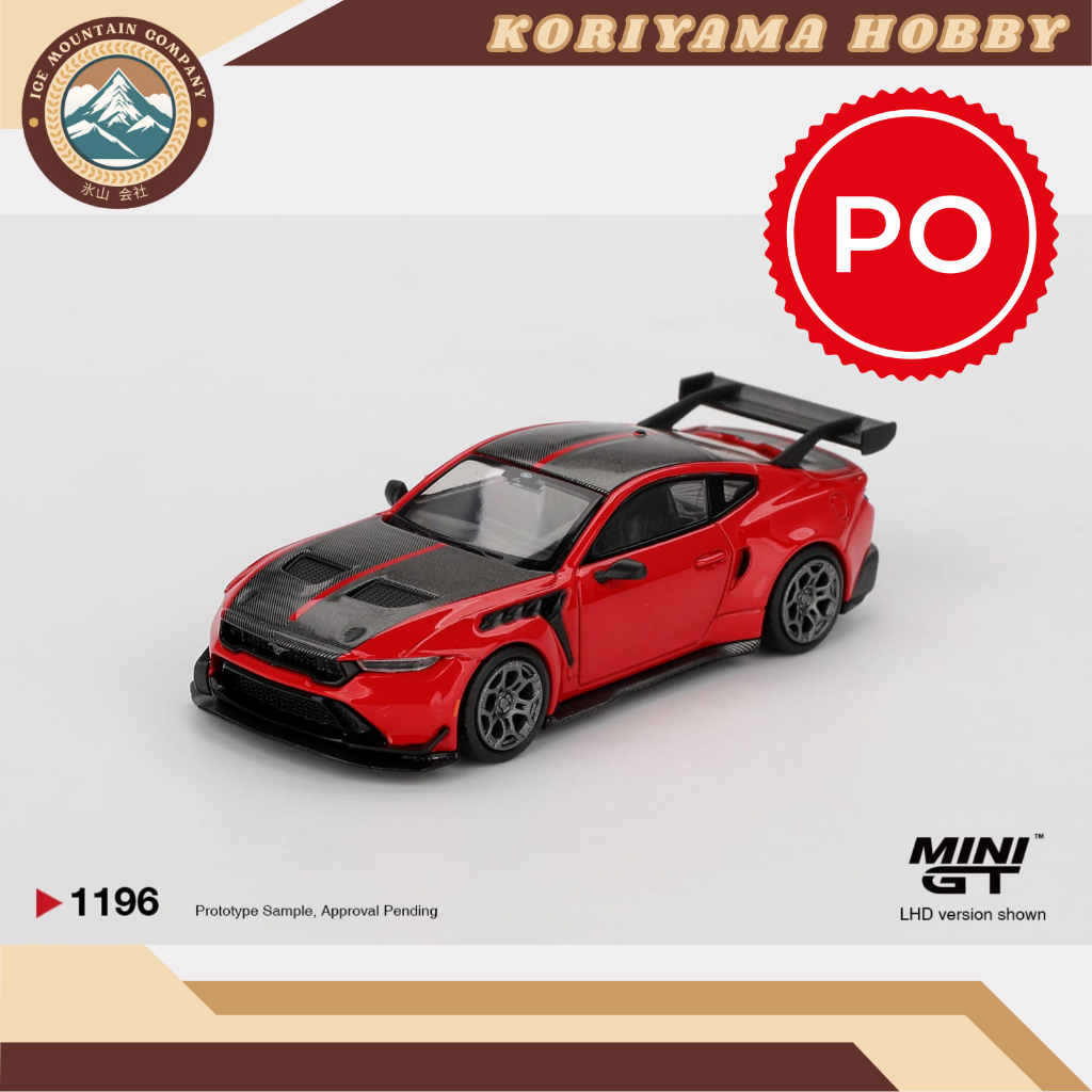 Mini GT 1196 Ford Mustang GTD Race Red MiniGT