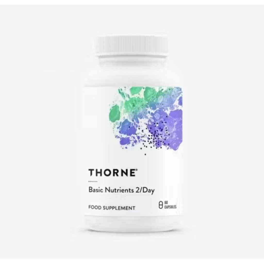 THORNE Basic Nutriens 2Day (100% Asli) Thorne Basic Nutriens Multivitamin Komplek A,B,C,D,E Untuk im