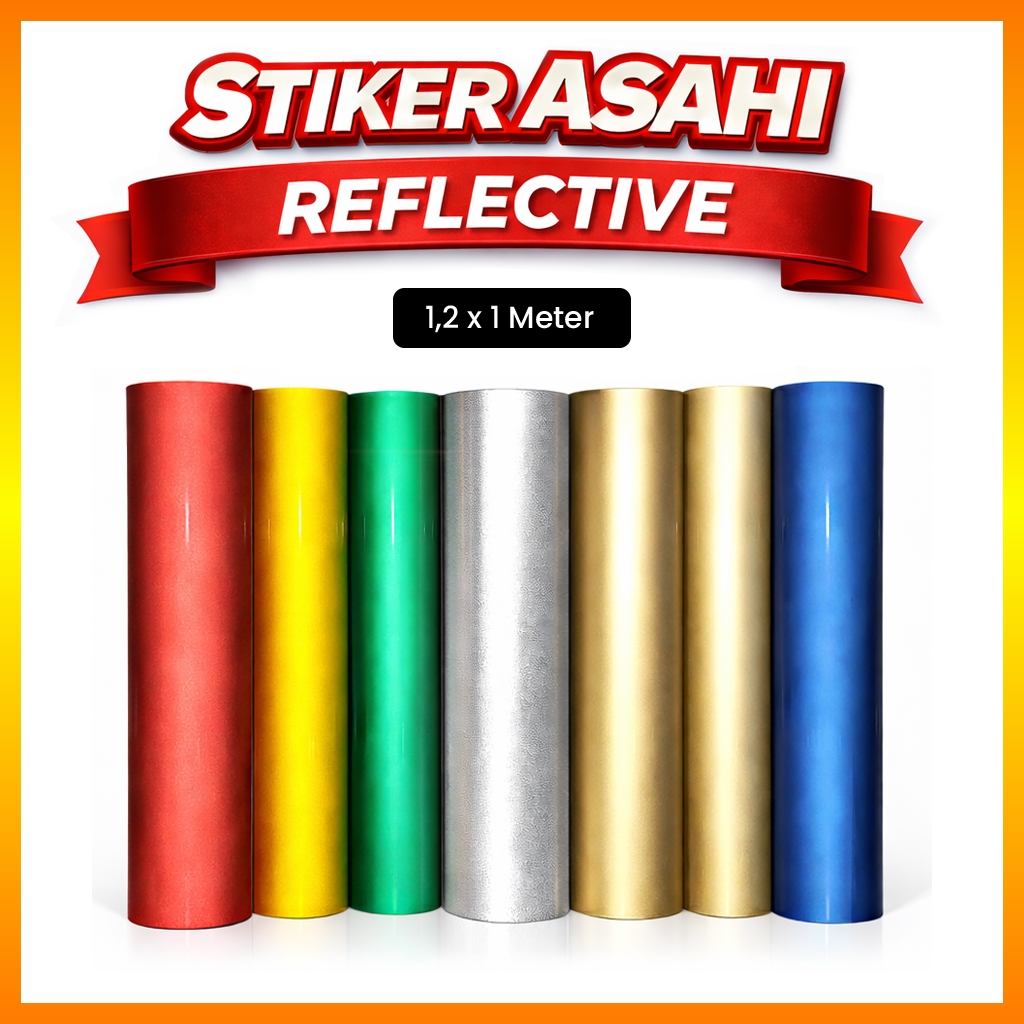 Stiker ASAHI Reflektif L.120cm / Asahi Reflective Stiker Skotlet Reflector L.120cm x 100cm