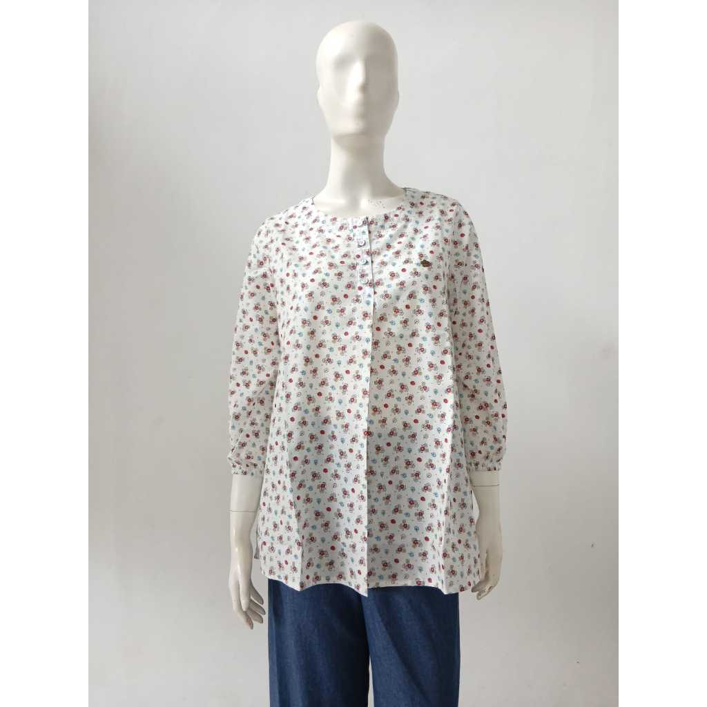 Corniche Alma Daisy Blouse White - OP00207