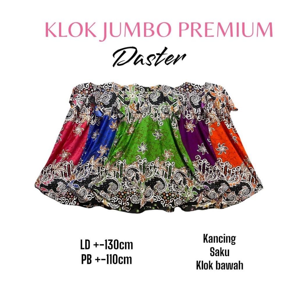 Daster Klok Jumbo Premium Daster Batik Yogyakarta Bahan Adem