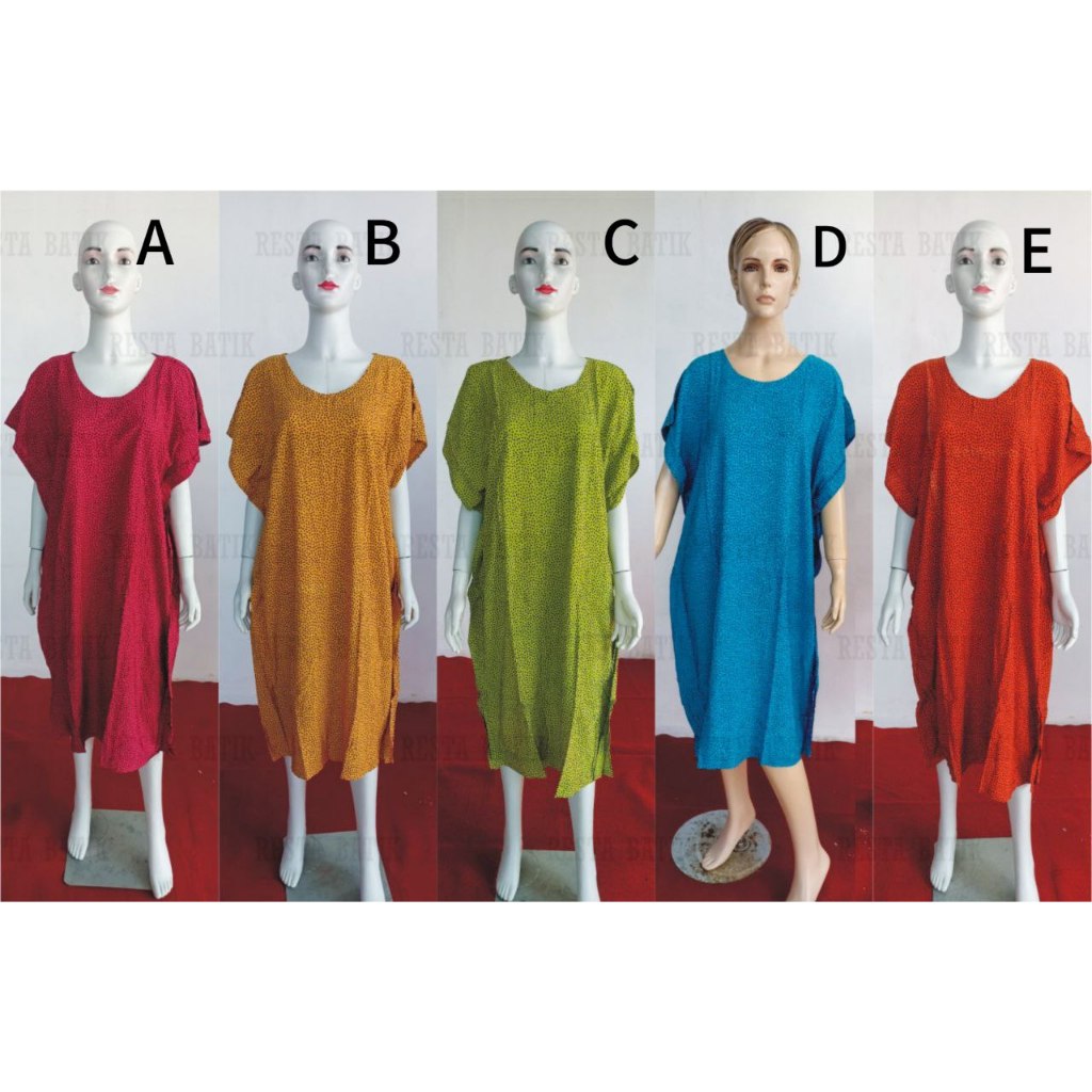 CUCI GUDANG MURAH / STOK TERBATAS PROMO / DASTER KELELAWAR / POLKADOT / BAJU TIDUR BATIK / PAJAMA PI