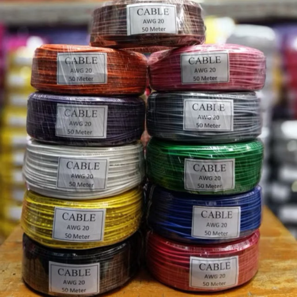 Kabel AWG 20 50mtr Cableton AWG20 50mtr/roll Cable Awg 20