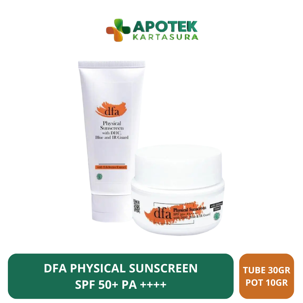 DFA Physical Sunscreen SPF 50+ PA++++ - Sunscreen Wajah