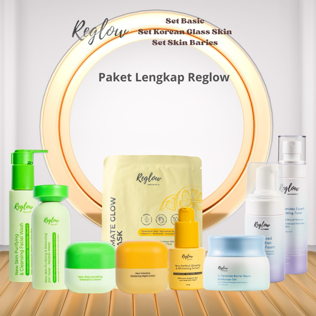 REGLOW SKINCARE ORI100%, MENCERAHKAN, MENGHILANGKAN JERAWAT, MEMBUAT WAJAH GLOWING, BPOM