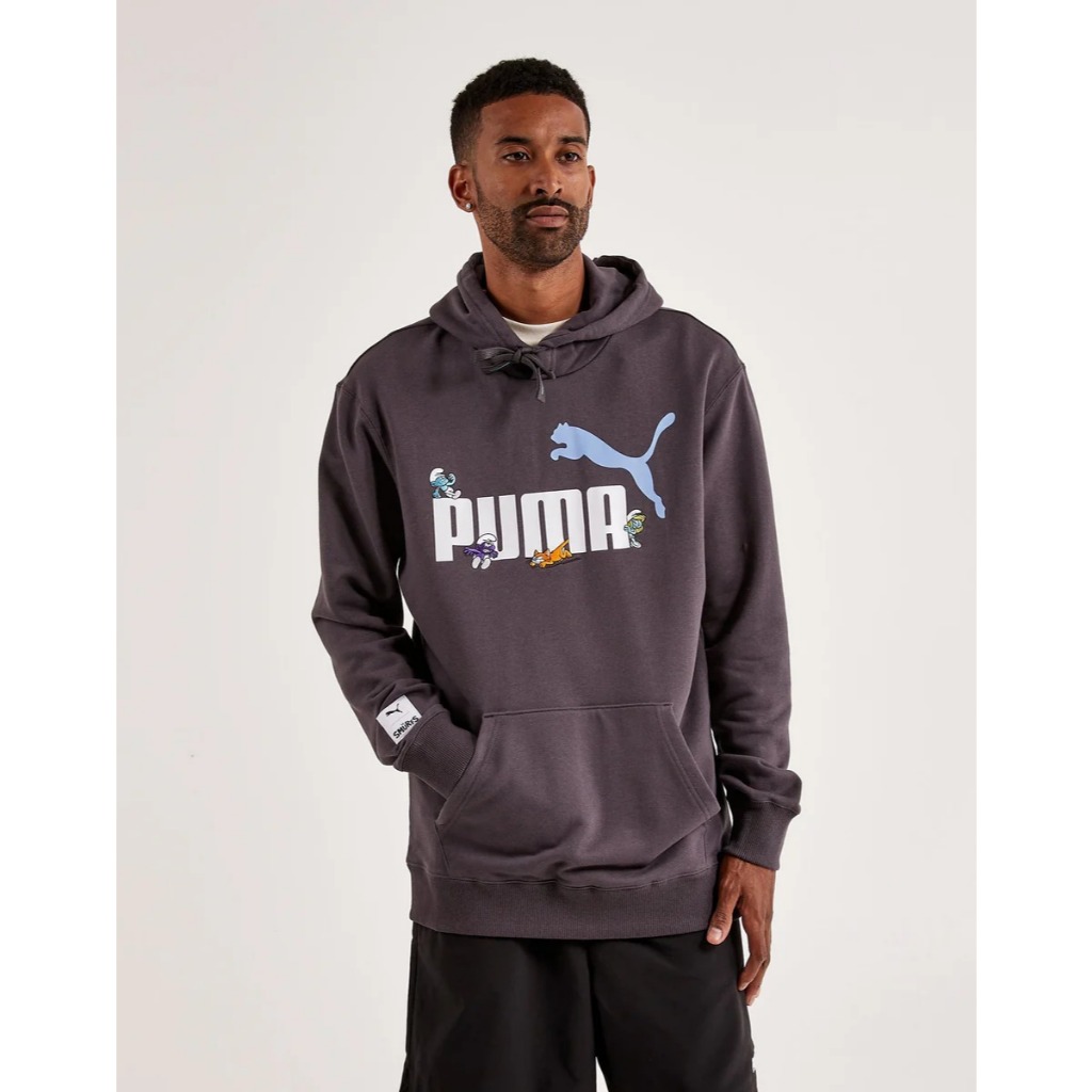HOODIE KASUAL PUMA X THE SMURFS Graphic Hoodie TR 622191 13