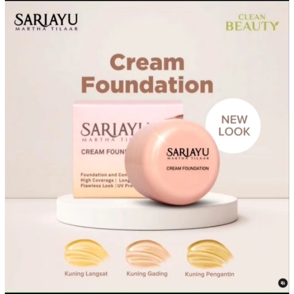 sariayu cream foundation