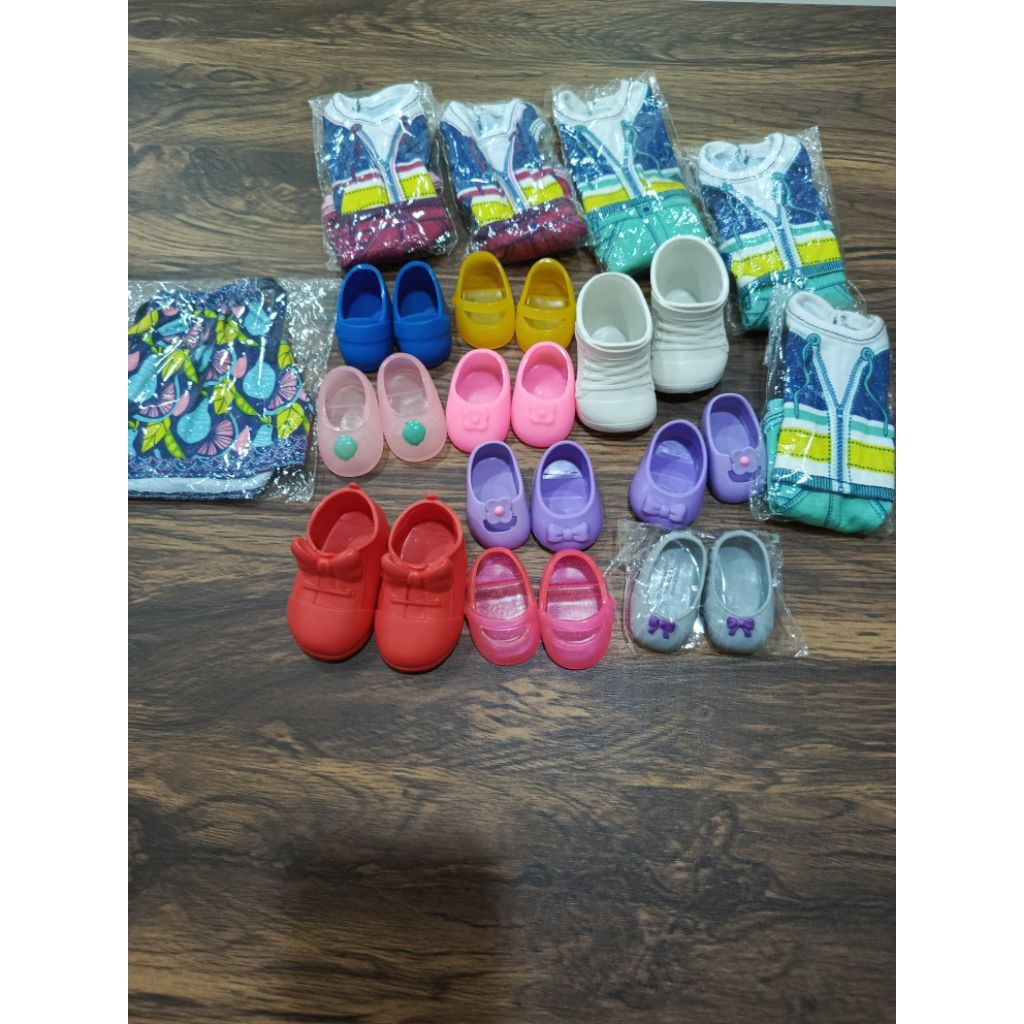 Take all baby alive aksesoris baju sepatu