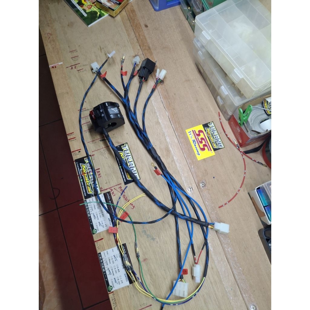 kabel body gl max w9 pnp biled set dengan relay.