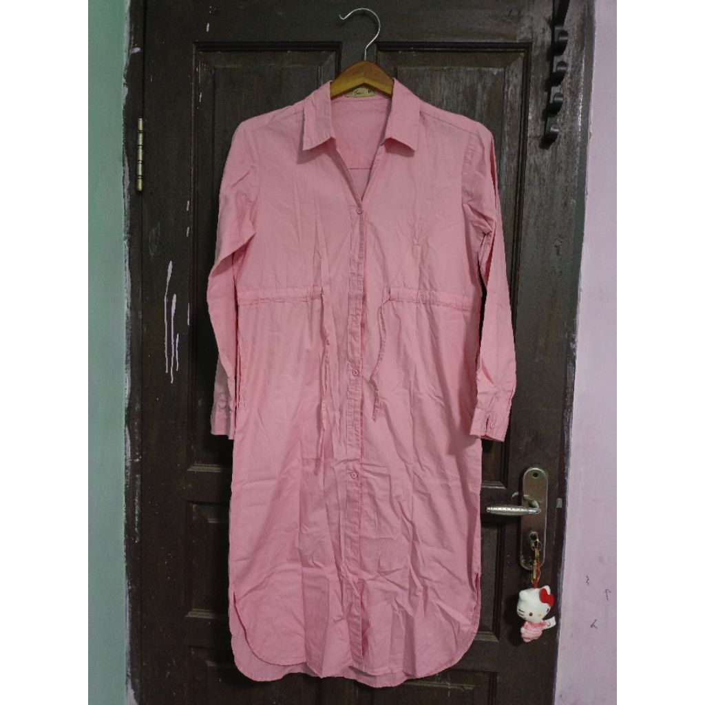 Kemeja Tunik Pink JJ Jeans
