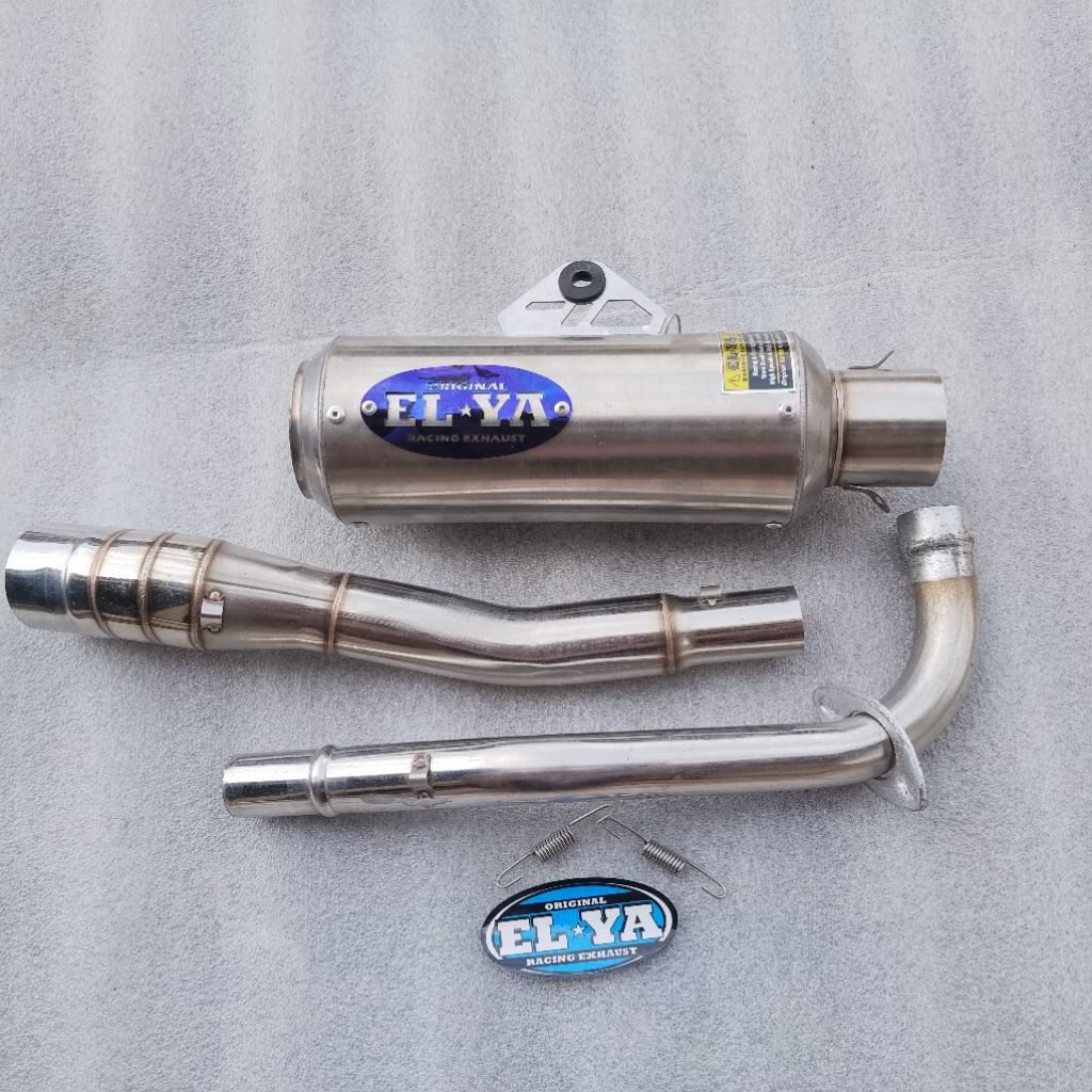 knalpot racing ELYA original dos GP1 sarangan full dan setengah pnp all bebek Jupiter vega crepten A