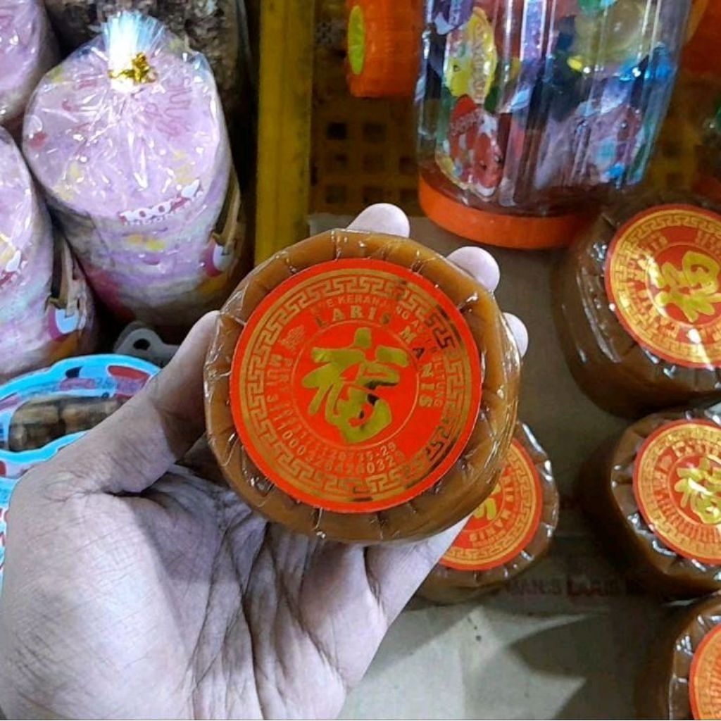 Kue Keranjang Dodol Cina Asli Belitung (Ukuran Sedang) / Kue Bakul Jenang Cina Halal Asli Belitung (