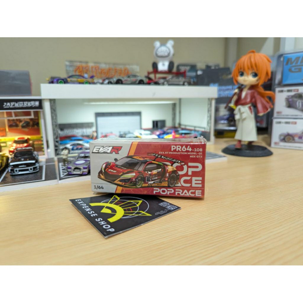 Pop Race Honda NSX GT3 Evo22 Eva RT Evangelion Red