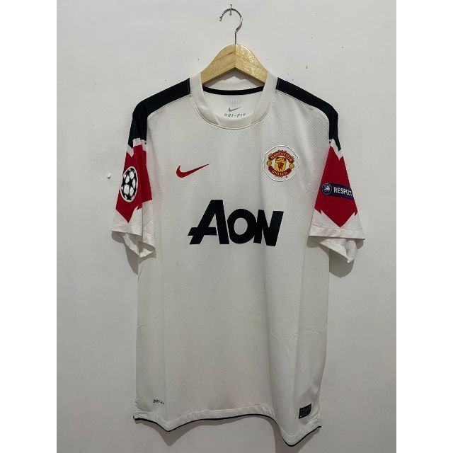 Jersey Nike Original Manchester United Away 2010/2011 Size L Nameset Giggs #11