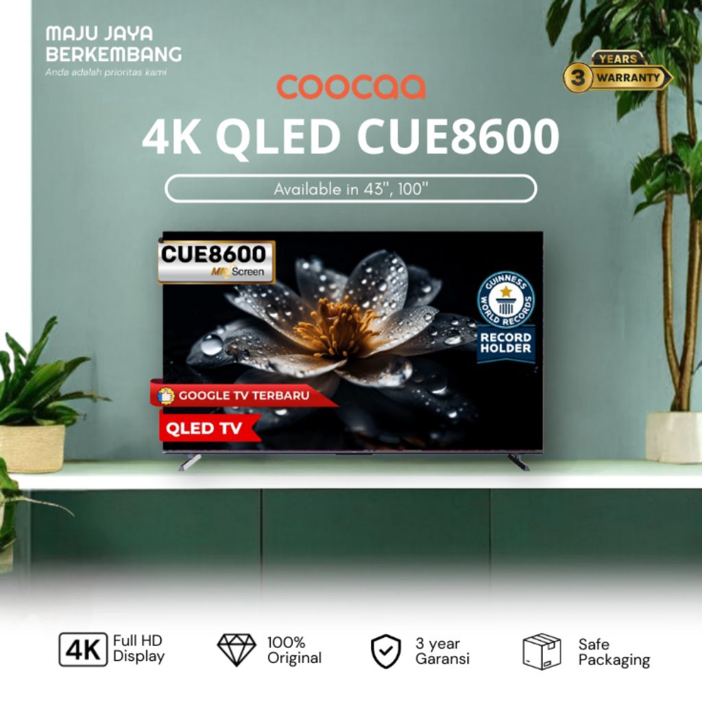 COOCAA 43CUE8600 QLED GOOGLE TV 43 inch cue8600