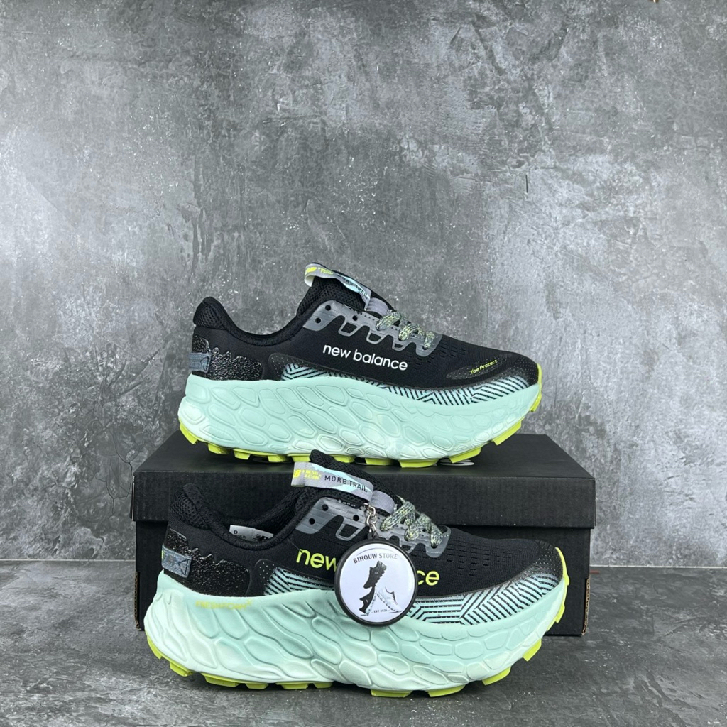 SEPATU TRAIL RUN WANITA NB FRESH FOAM X MORE TRAIL V3 BLACK SALT MARSH