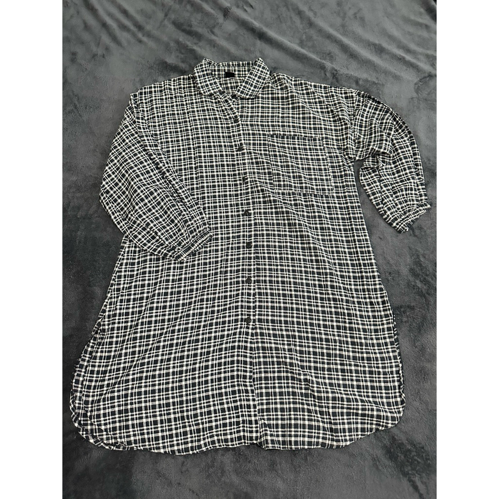 2. kemeja kotak-kotak/ kemeja tunik/ kemeja wanita