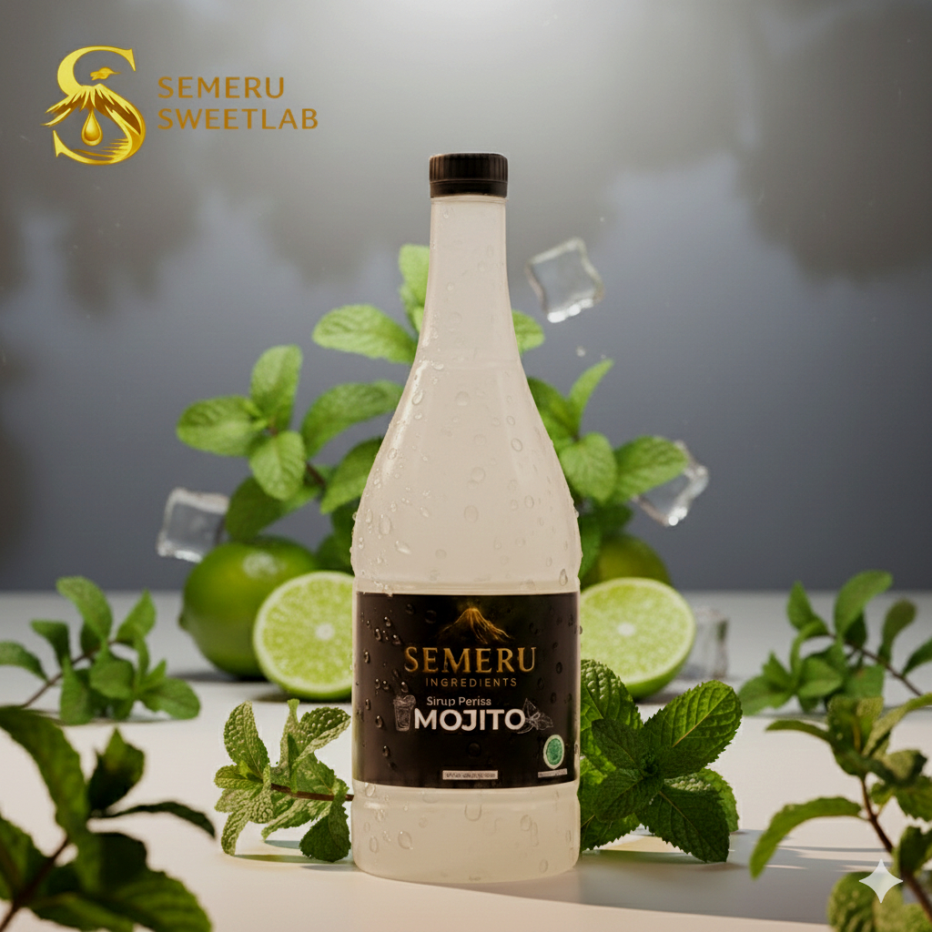 Semeru Sirup - Syrup Mojito 1000ml - Sirup Minuman Rasa Mojito
