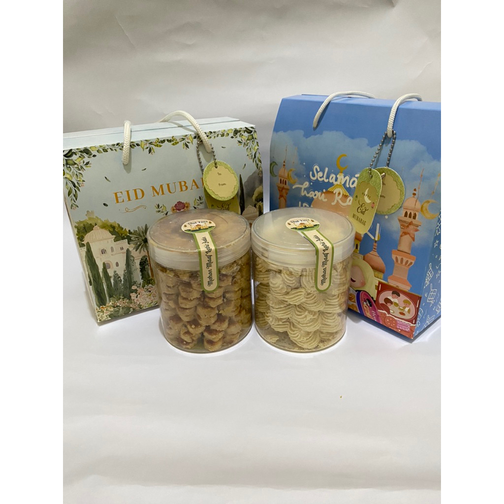 Haura Hampers (kastengel coklat/keju + Semprit) 600 ml