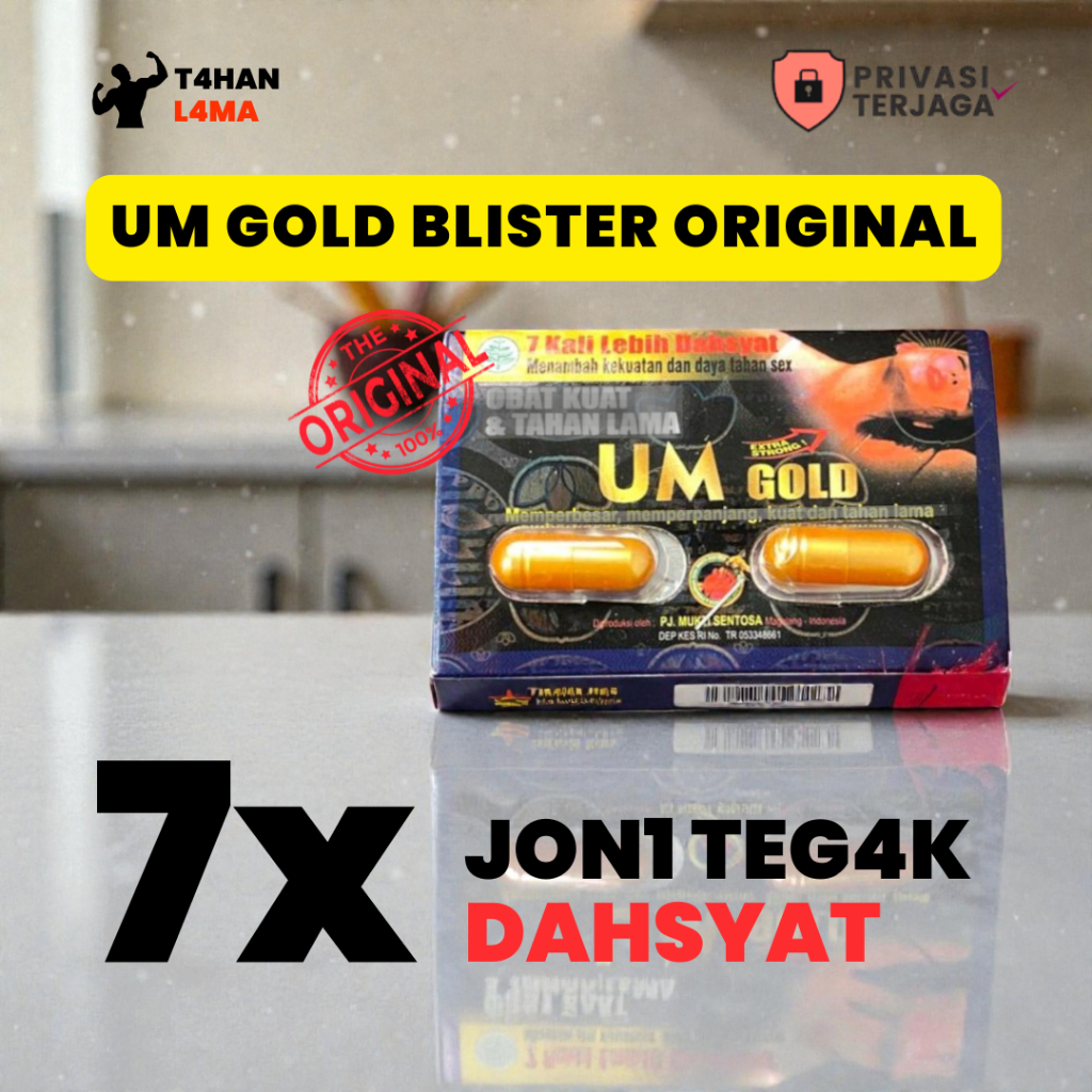NEW UM GOLD BLISTER ORIGINAL - JAMU URAT MADU ORIGINAL KEMASAN SACHET | UM GOLD BLISTER ORI