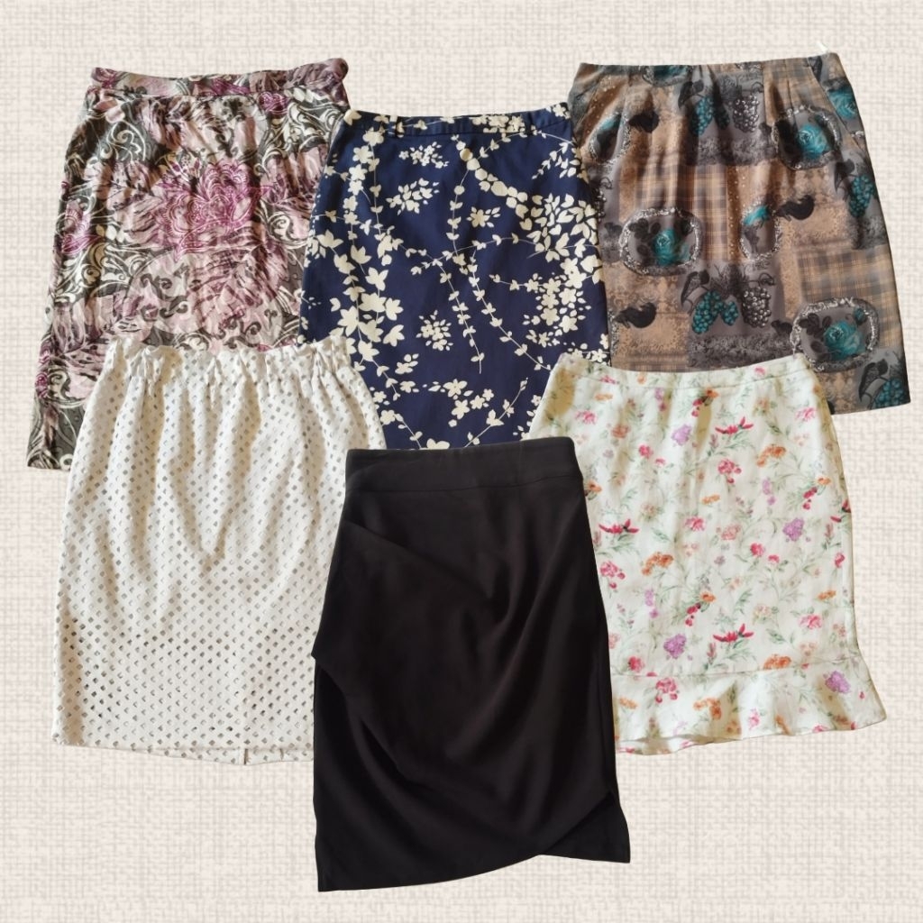ROK SPAN PL | skirt | mini skirt | rok pendek | rok plisket | rok motif | rok corak | floral | vinta