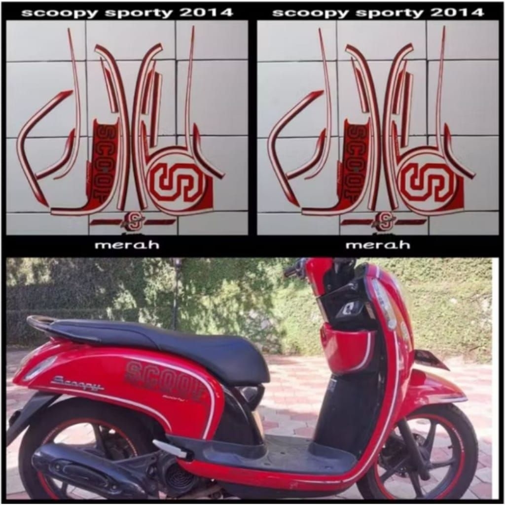 Striping Scoopy Sporty 2014