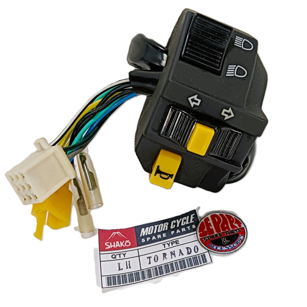 Saklar Tornado Kiri 12 Kabel Holder lampu Suzuki Tornado