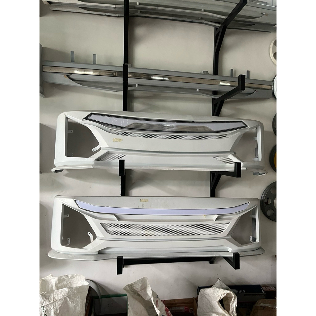 Bemper truk jb5 Patriot truk canter set jungkit hidrolis sudah set pijakan kaki bahan plat besi teba