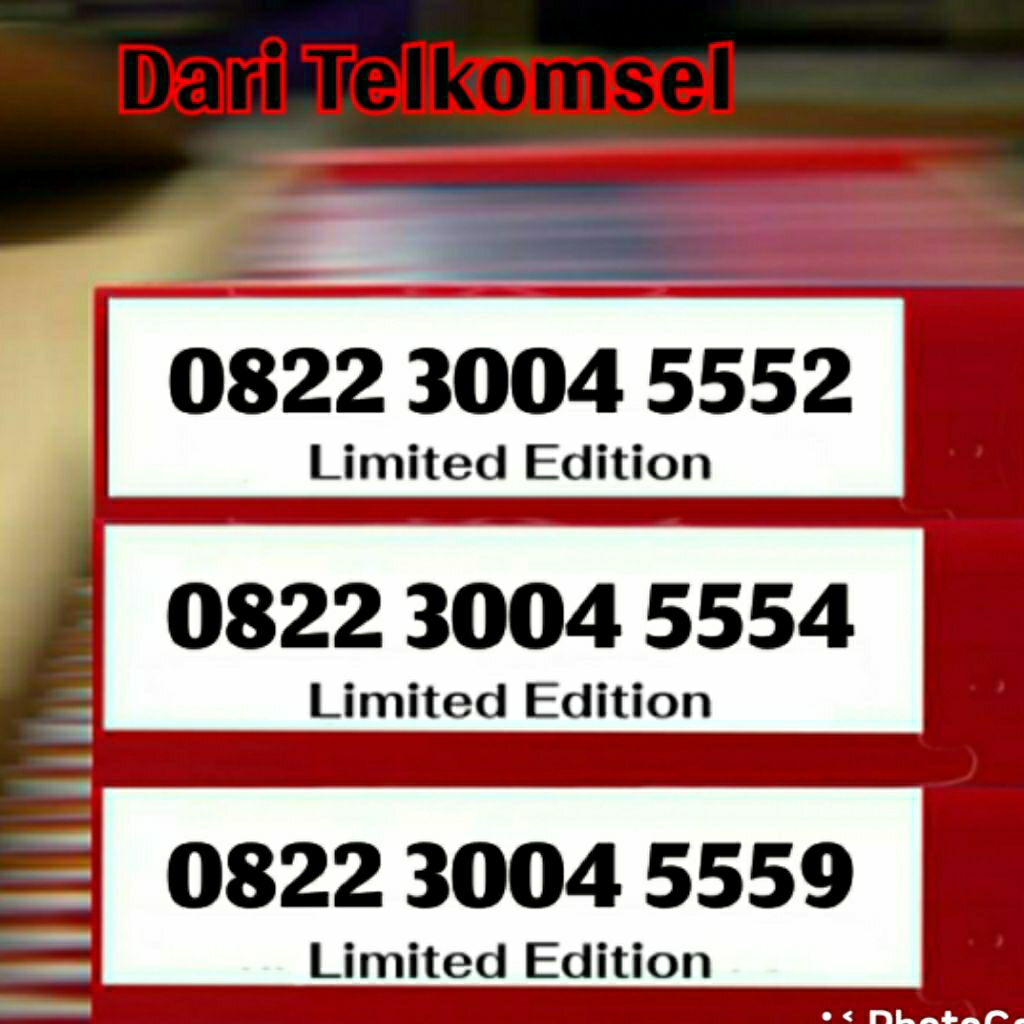 TELKOMSEL NOMOR CANTIK TRIPLE 555 5552 5554 5559 3004