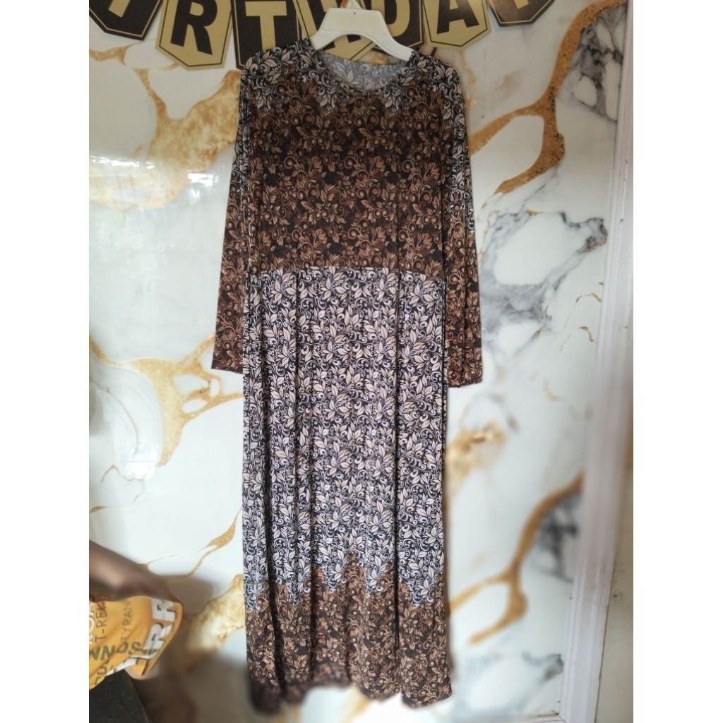 Gamis bahan Jersey