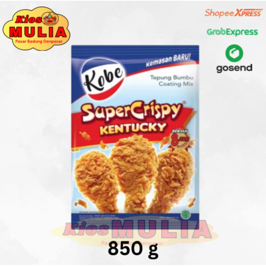 850gr Kobe Tepung Bumbu Super Crispy Kentucky / Tepung Ayam Goreng Crispy - Tepung Ayam Goreng Super