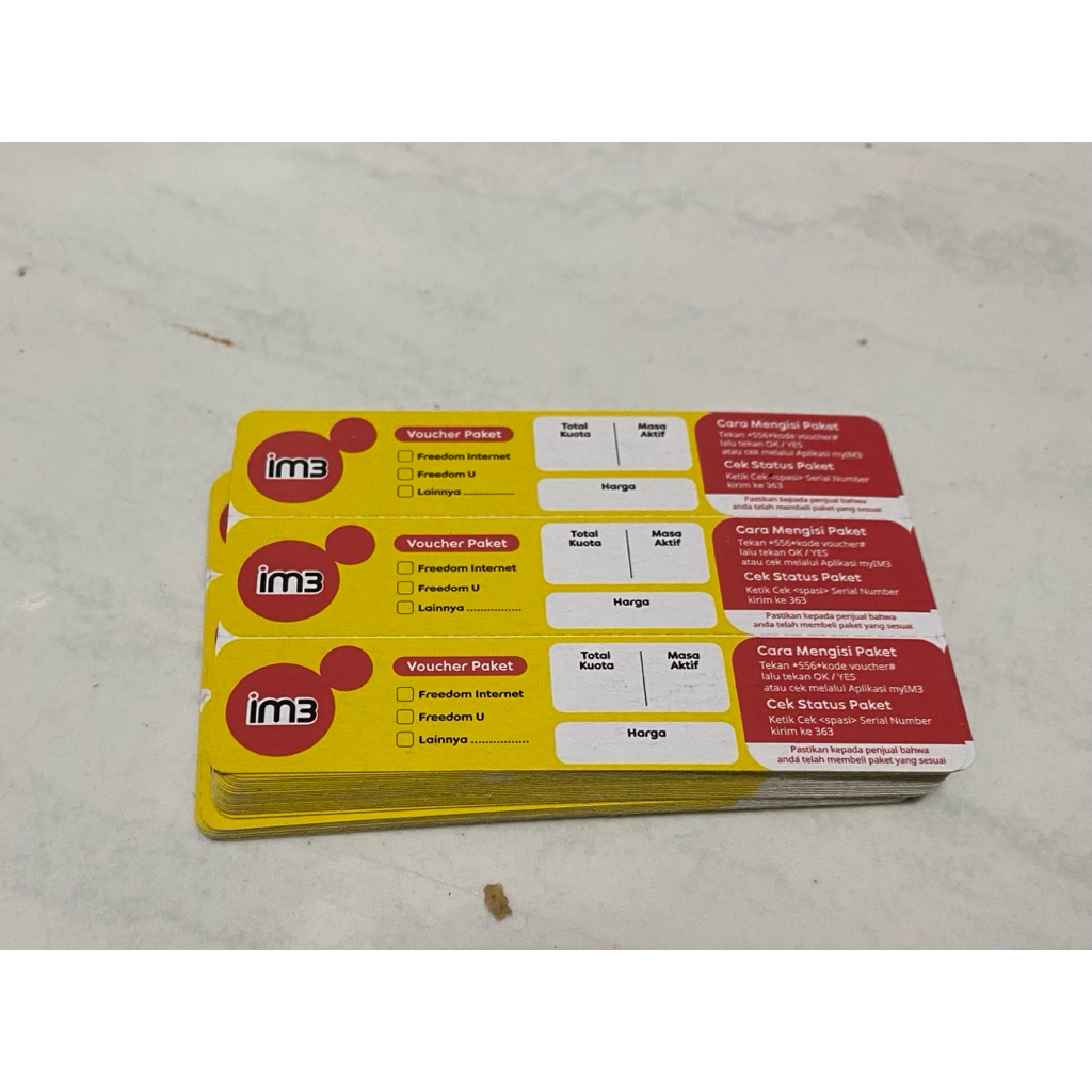 voucher zero/kosongan Indosat siap inject kuota