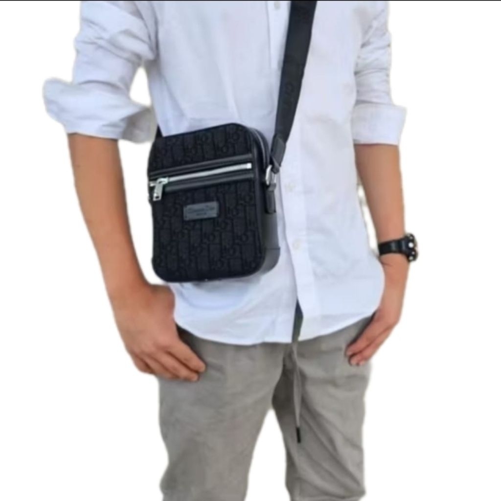 RK tas denim pria free box magnet