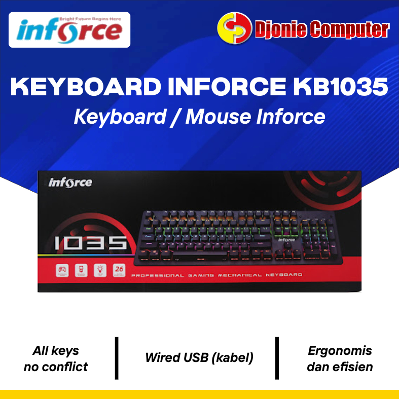 INFORCE KEYBOARD KB1035 GAMING