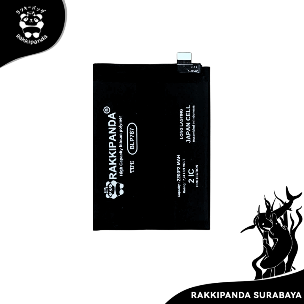 Baterai Rakkipanda BLP787 Reno 4 Pro