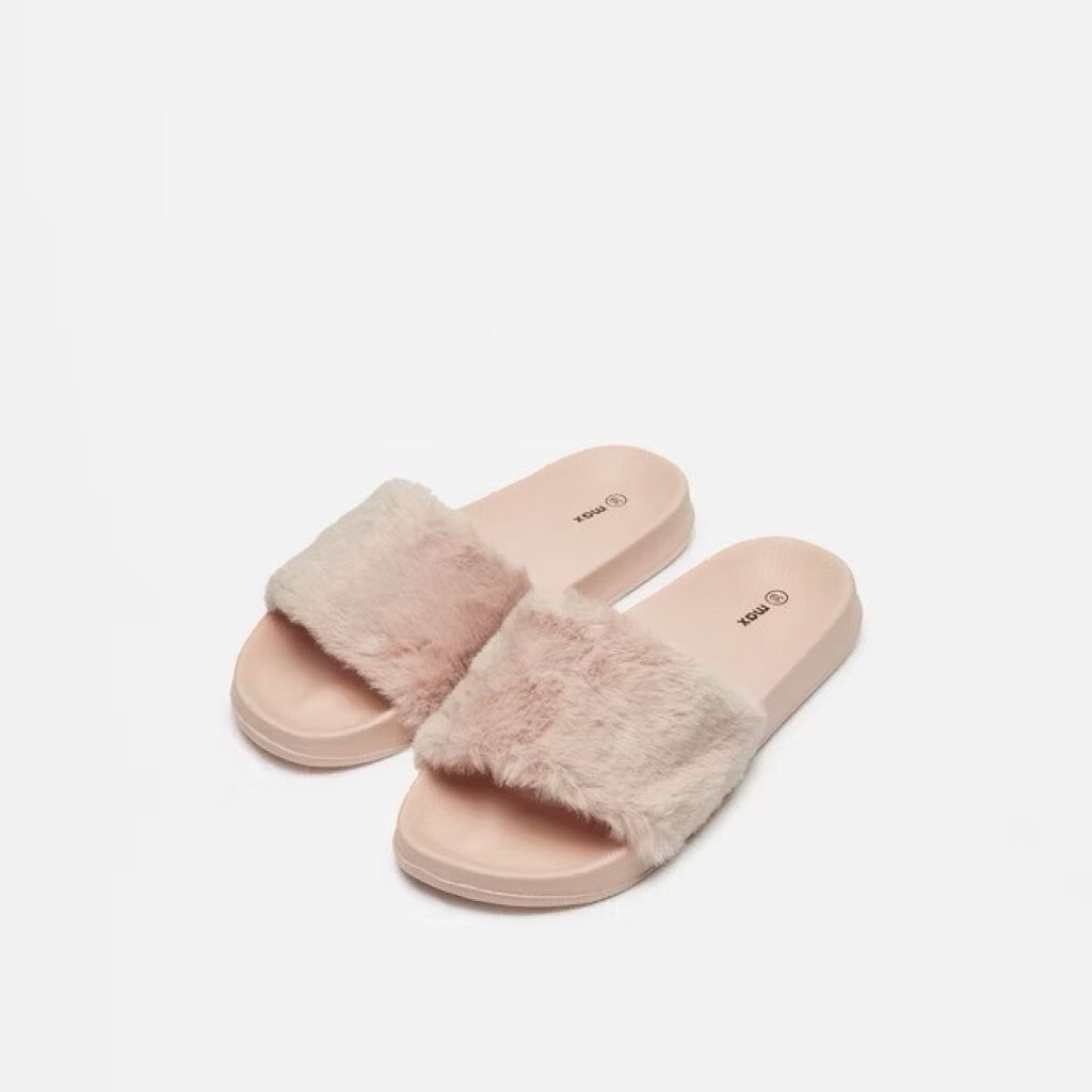 [DADAGING] SALE Max Fashions Sandal Wanita Textured Slip-On Beach Slippers