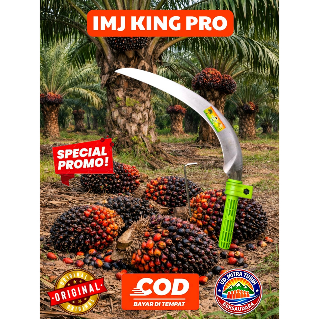 IMJ KING PRO LENGKAP ALAT PANEN SAWIT EGREK TAJAM ORI