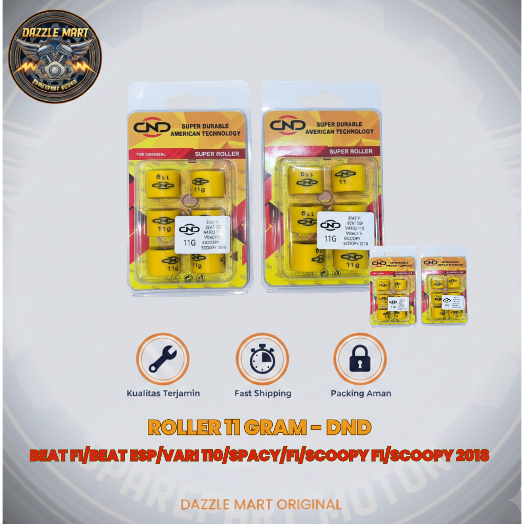 ROLLER 11G - BEAT FI/BEAT ESP/VARIO 110/SPACY/FI/SCOOPY FI/SCOOPY 2018 - DND