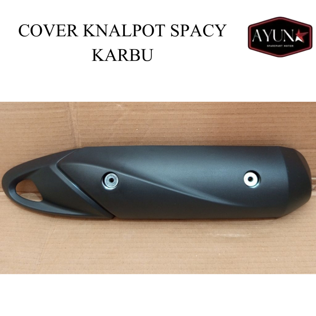 Cover Tutup Knalpot Spacy Karbu Spacy Fi Cover Pelindung Knalpot Spacy Tameng Knalpot Spacy