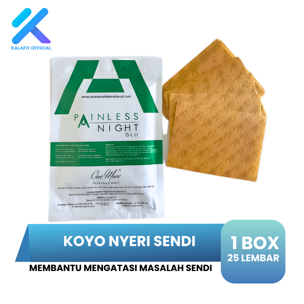 Koyo Turki One More Painless Night Glu Meredakan Nyeri Ginseng Merah Glukosamin 25 Lembar
