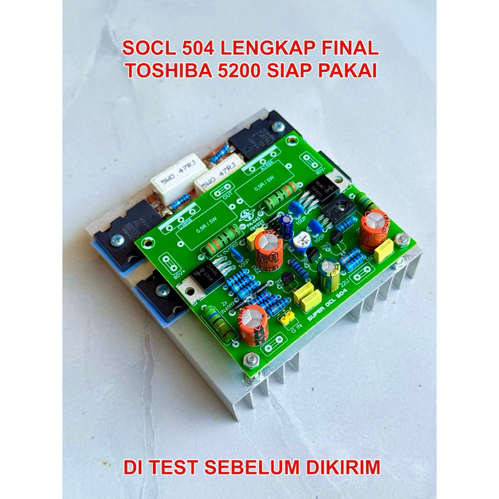 Socl 504 Lengkap 1 dan 2 Set Final Toshiba 5200