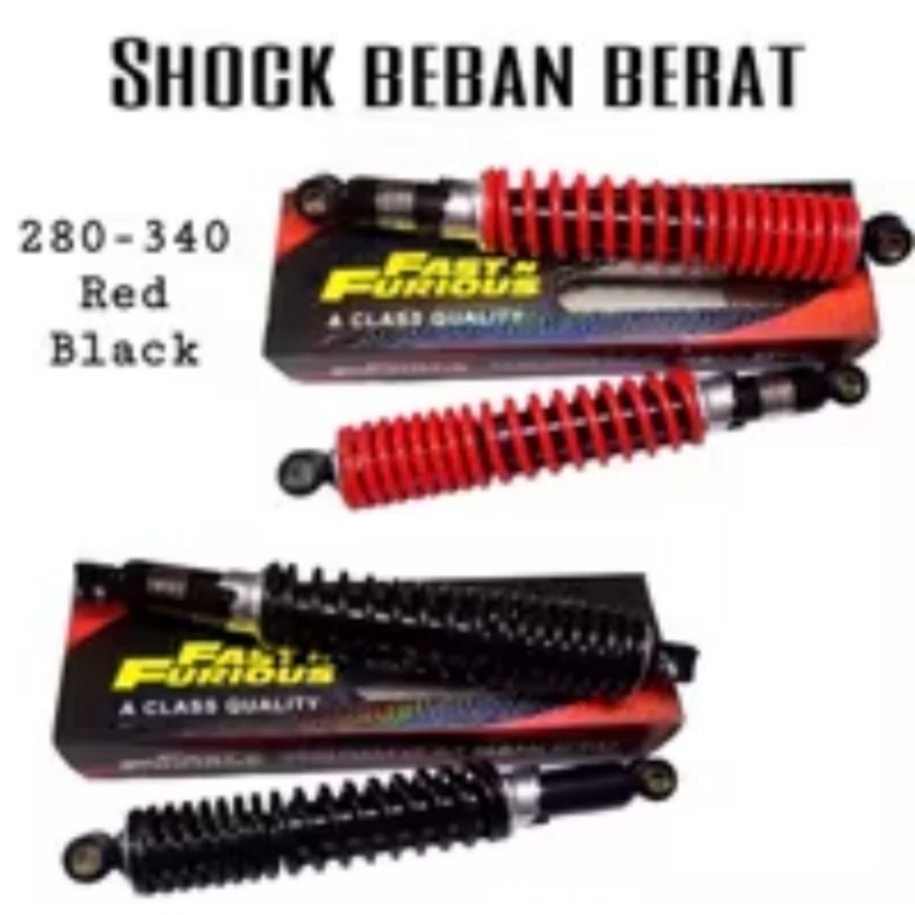 Shock Shockbreaker Belakang Model Yss Top up 340mm Supra x Wave Supra fit Revo Skok Supra x 125 Khar
