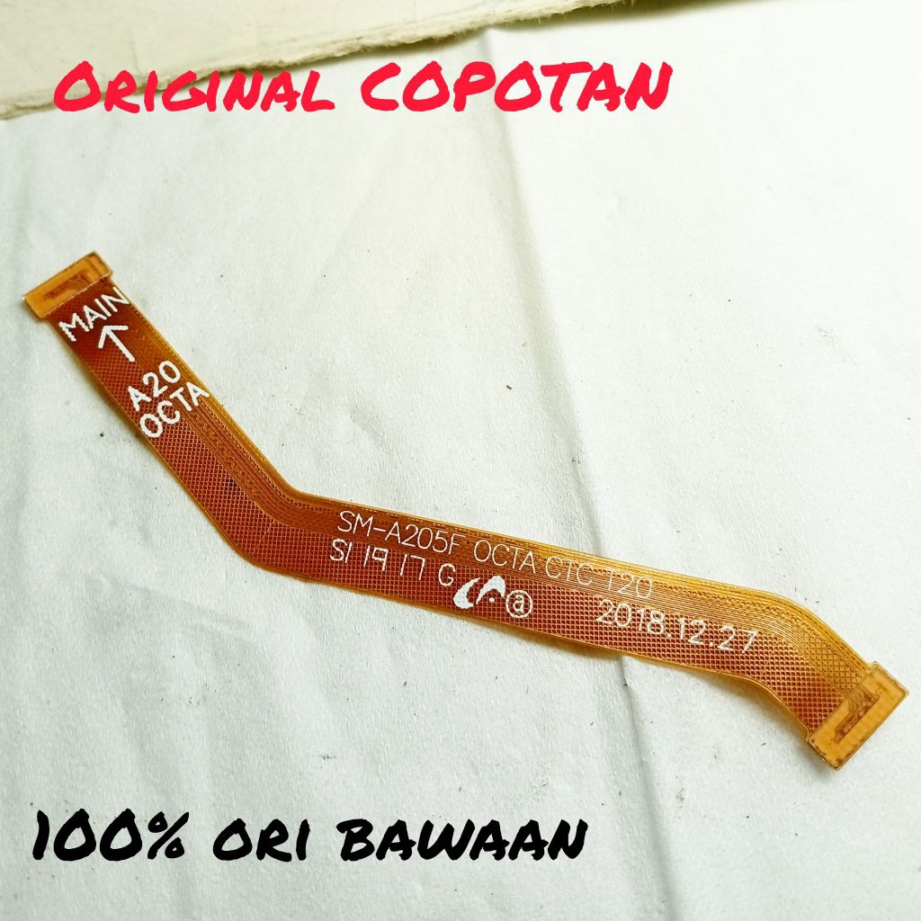 fleksibel LCD / flexible LCD samsung a20 ori copotan