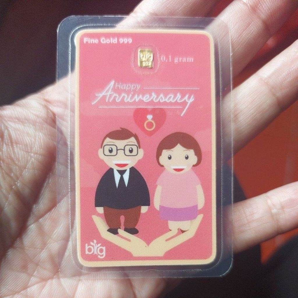 Emas Fine Gold 999 0.1 gram murah meriah