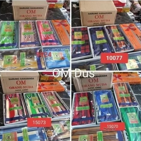Sarung samarinda BSY OM Dus, MIN 10PCS & KELIPATANNYA