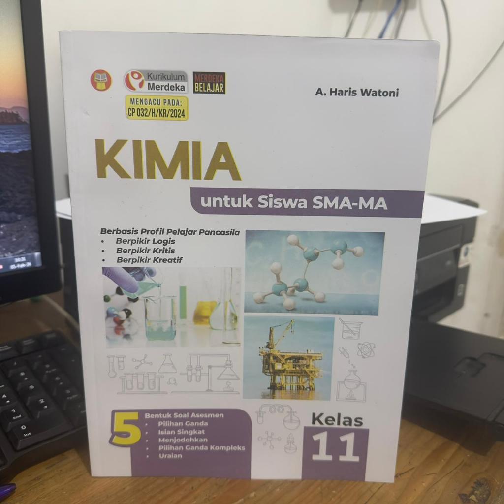 BUKU PAKET KIMIA SMA - KIMIA UNTUK SISWA SMA-MA KELAS 11 KURIKULUM MERDEKA CP 032/H/KR/2024 - YRAMA 