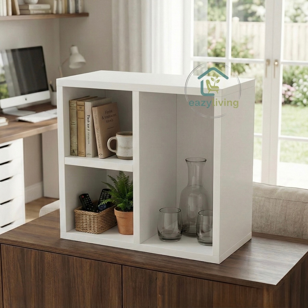 Rak Susun Meja Dinding Lantai Minimalis Multifungsi PVC (Sekat T)