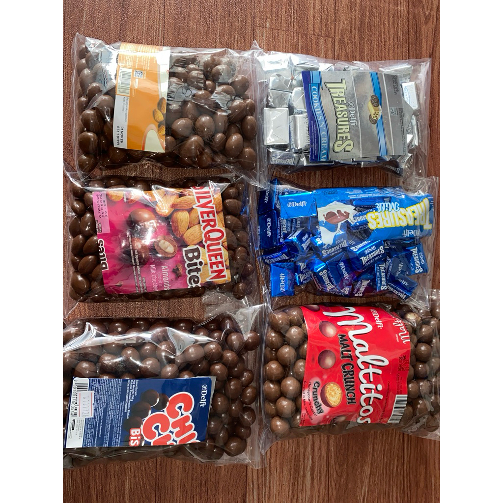 Coklat Kiloan 500gr (Silver Queen, Scandia, Delfi)