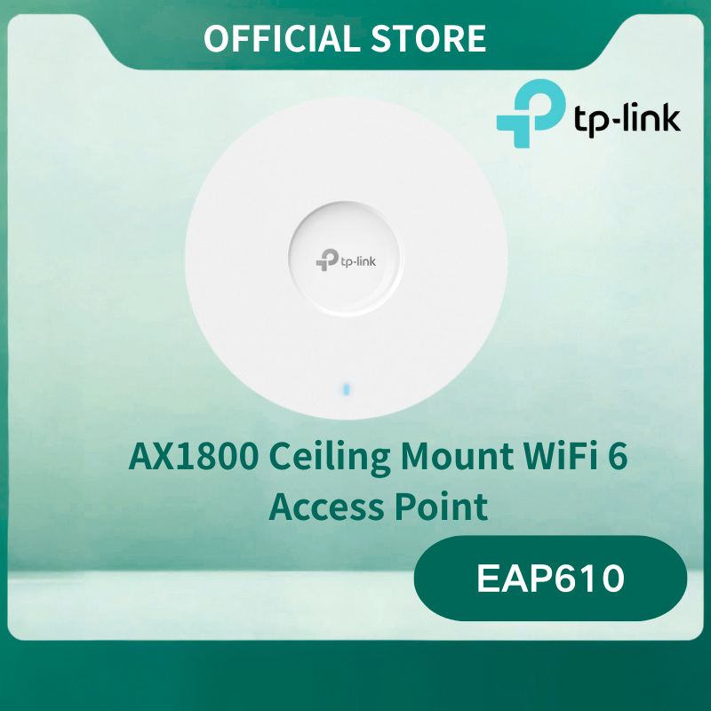 TP-LINK OMADA EAP610 AX1800 Ceiling Mount Dual-Band Wi-Fi 6 Access Point