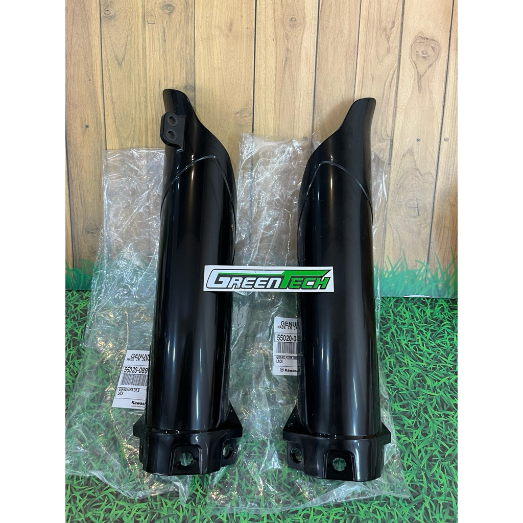 COVER SHOCK USD KX85 2021 HITAM ORIGINAL KAWASAKI